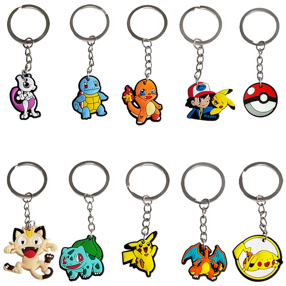 Baby Products Japan - Pokemon Keychain Pikachu Charizard Anime Character