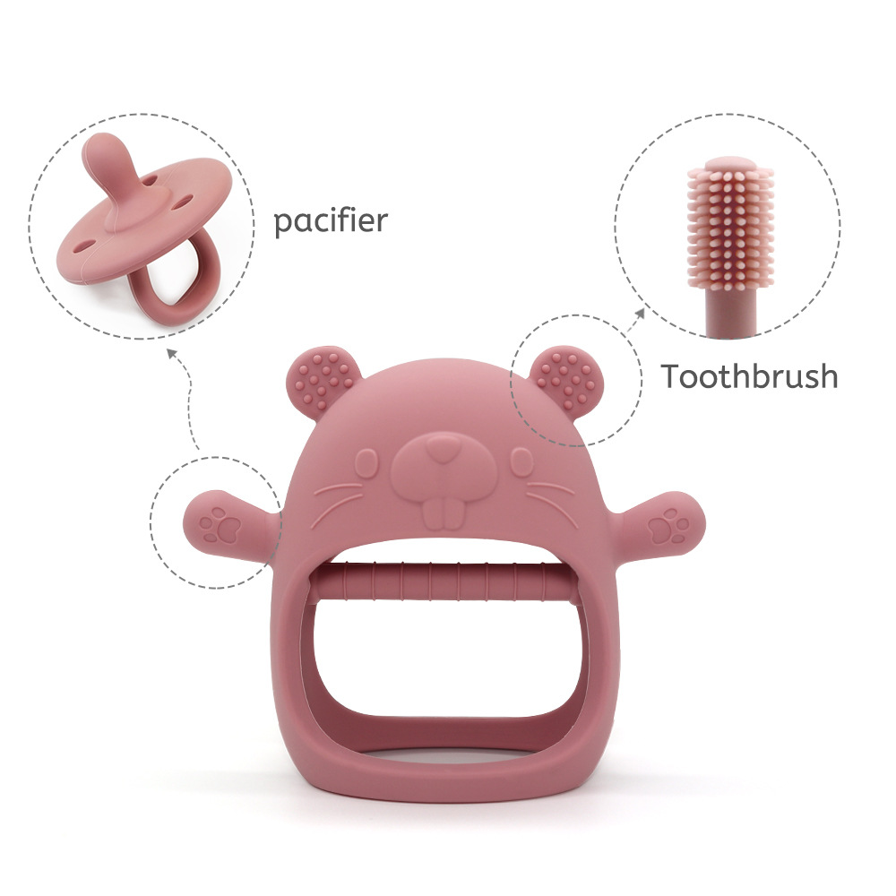 1pc Teether Toys For Baby Brac - Teething Mitten Baby 评论和价格