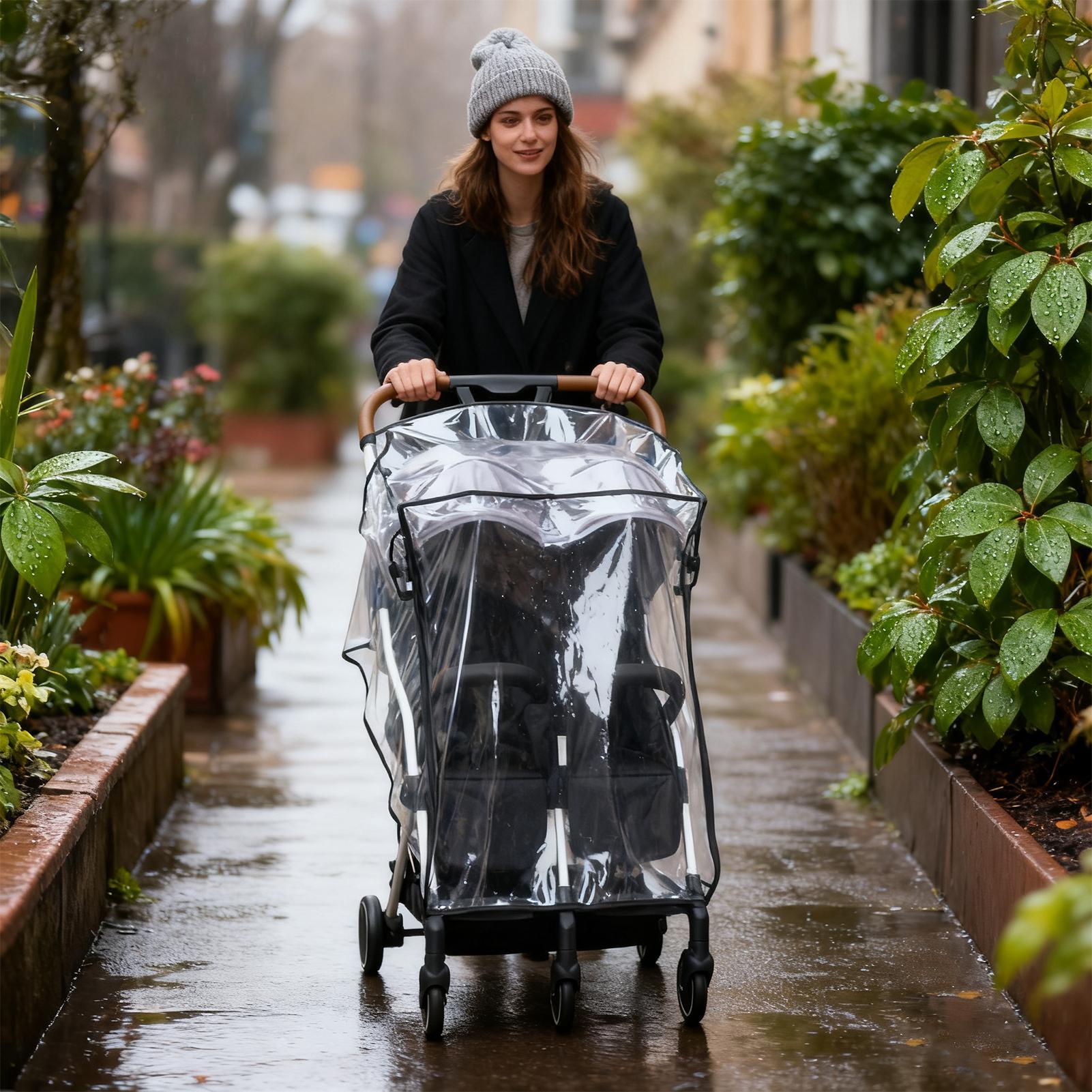 Baby Stroller Rain Cover Windp - Stroller Rain Cover 评论和价格