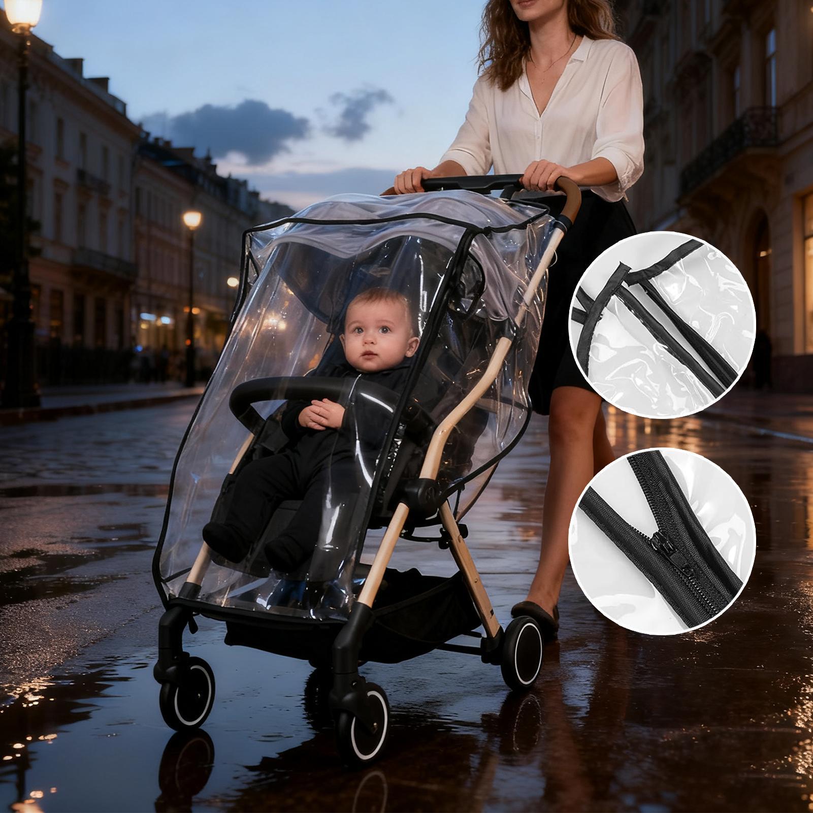 Baby Stroller Rain Cover Windp - Stroller Rain Cover 评论和价格