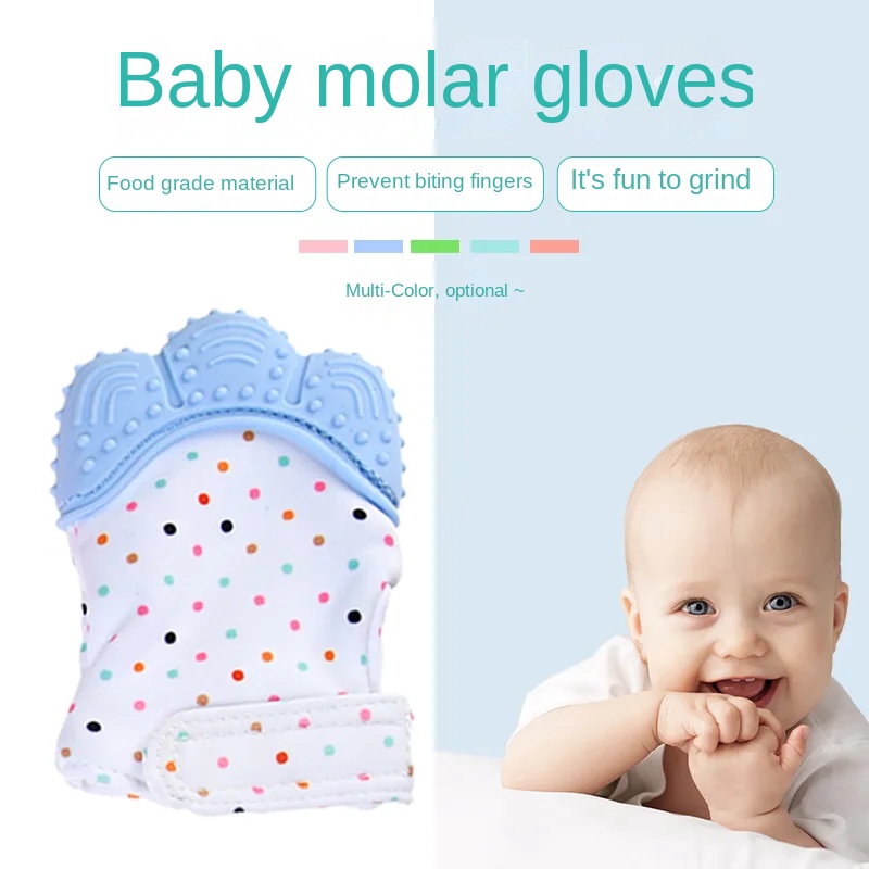 Baby Teether Cartoon Printed C - Teething Mitten Baby 评论和价格