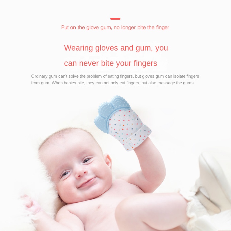Baby Teether Cartoon Printed C - Teething Mitten Baby 评论和价格