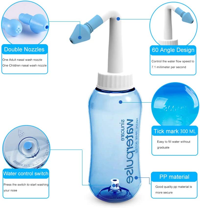 300/500ML Water Pulse Nasal Ir - Baby Nose Cleaner 评论和价格