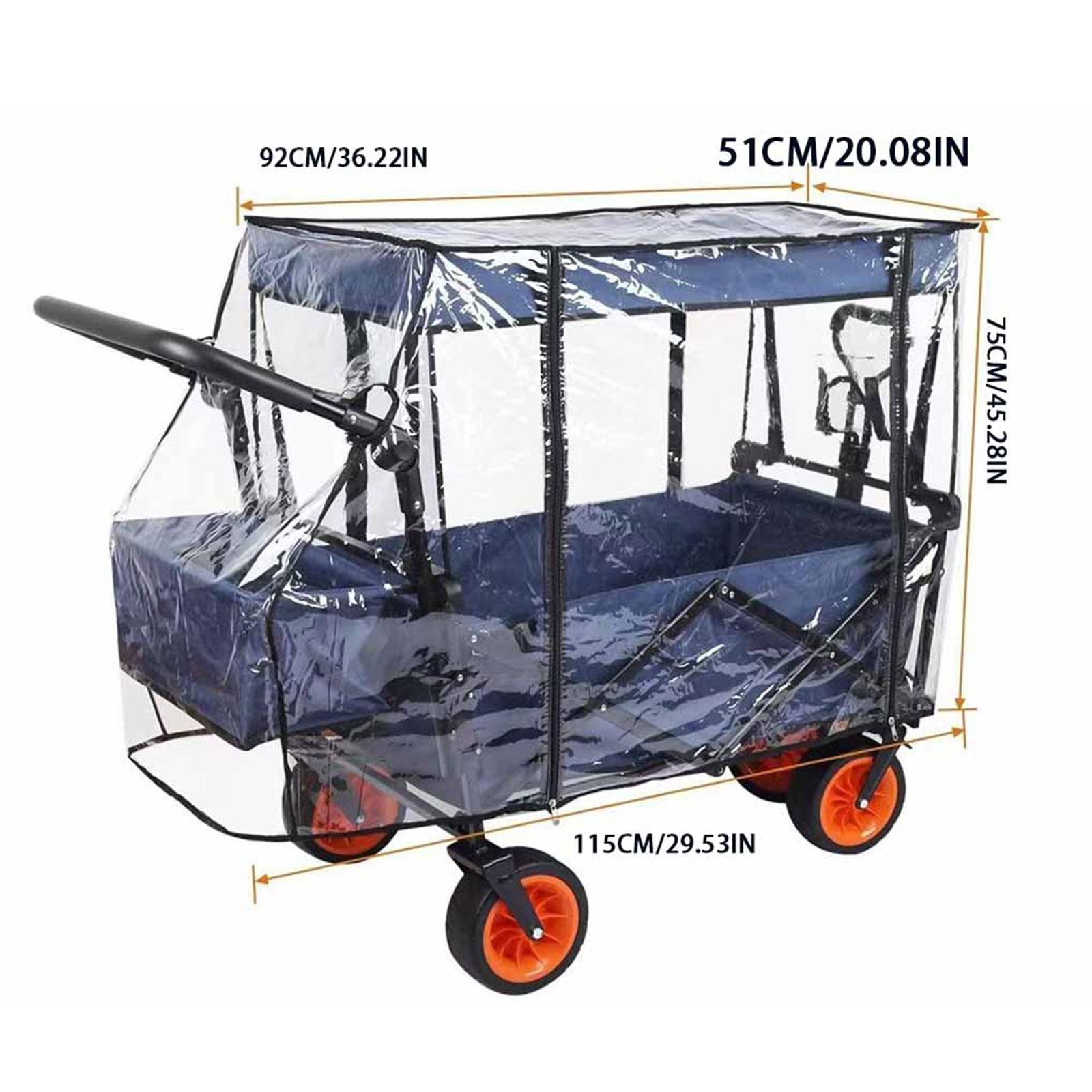 Wagon Rain Cover Waterproof PV - Stroller Rain Cover 评论和价格