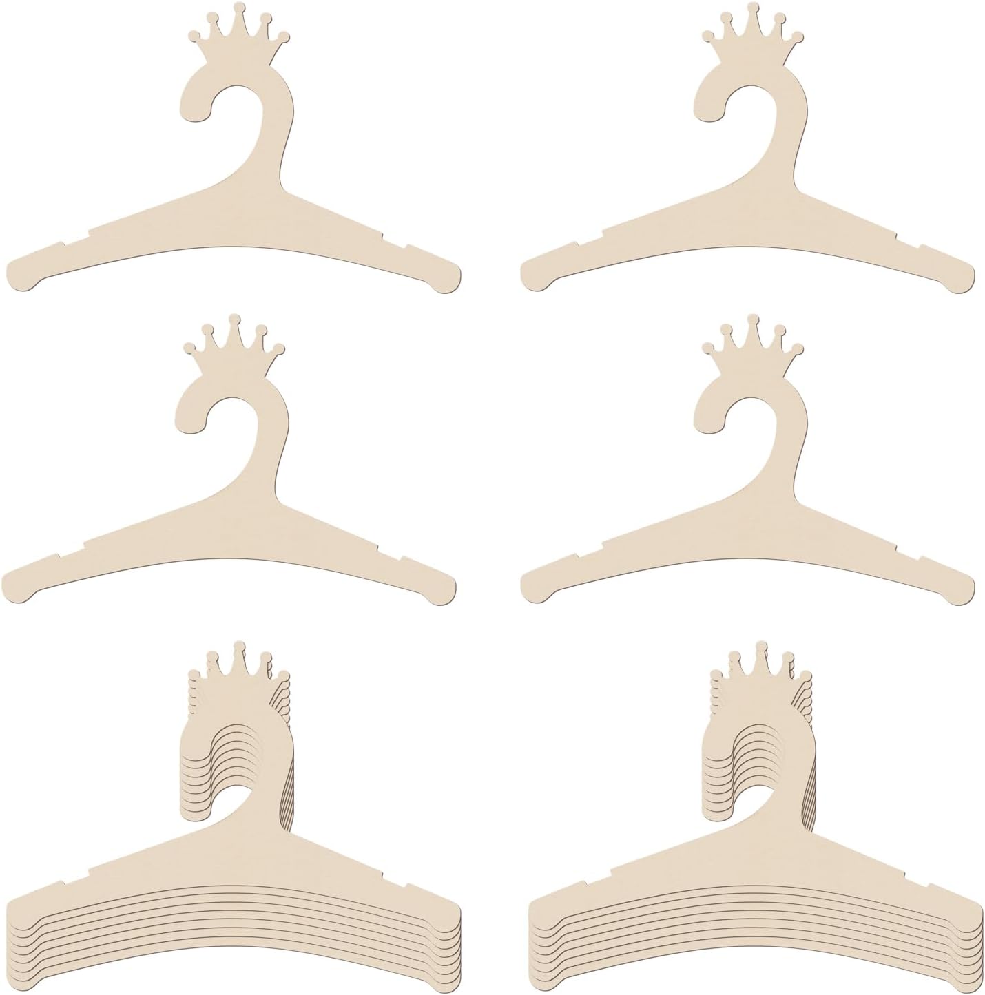 Wooden Baby Hangers 9 Inch, Cu - Baby Products Newborn 评论和价格