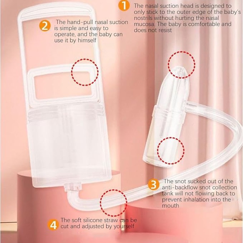 Manual Nasal Aspirator for Bab - Baby Nose Cleaner 评论和价格