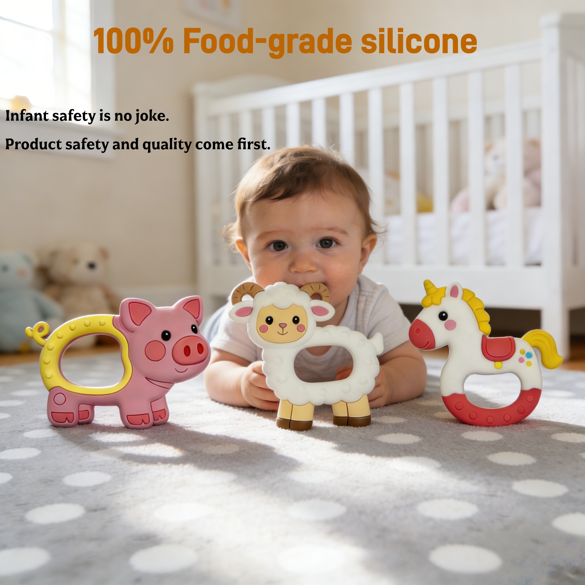 Baby Teether 0 To 6 Months BPA - Baby Products Newborn 评论和价格